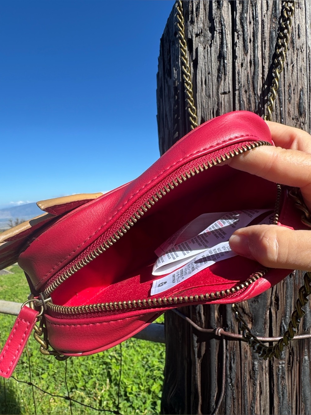 DISNEY Descendants Evie Red Heart Tiara Pleather Purse Snow White - Picture 7 of 7
